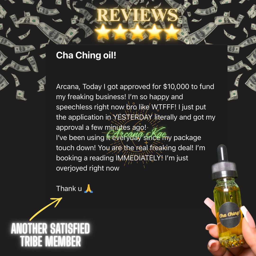 CHA CHING Wealth & Road Opening Elixir✨🤑💸