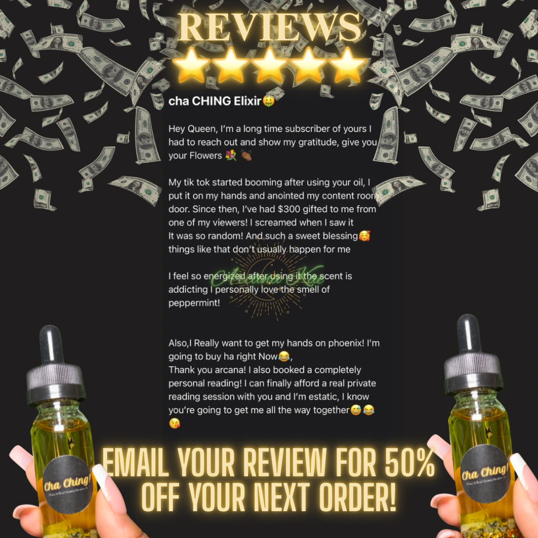 CHA CHING Wealth & Road Opening Elixir✨🤑💸
