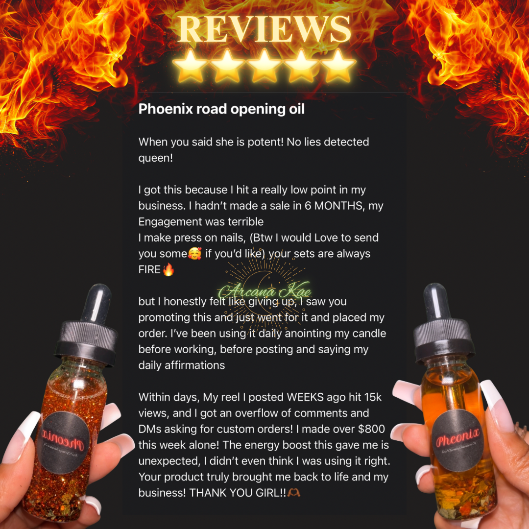 PHEONIX Success & Road Opening Elixir✨🕊️🔥⛓️