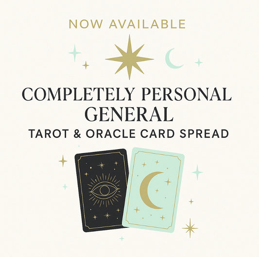 ⭐️Completely Personal General Tarot & Oracle Card Spread✨
